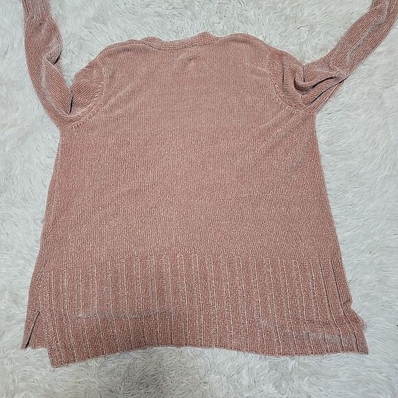 Seven7 Chenille Open Cardigan Sweater Sz SMALL Soft Cozy Pastel Cottagecore - Picture 8 of 8